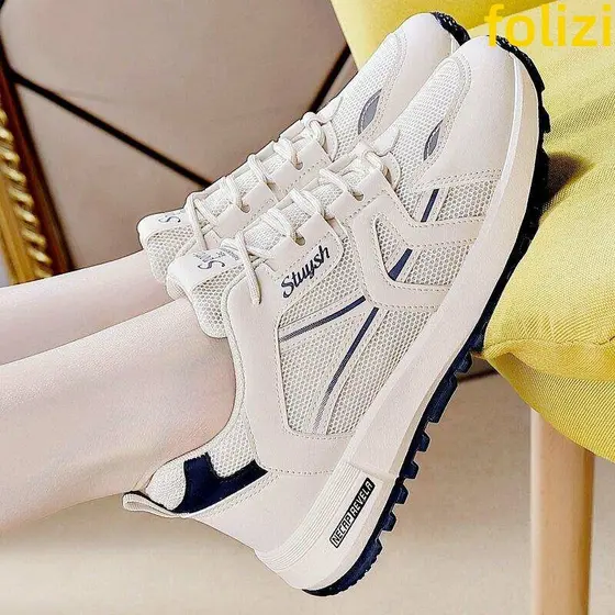 Exame esportivo dedicado sapatos femininos estudantes do ensino médio verão tênis de corrida de sola macia respirável ab