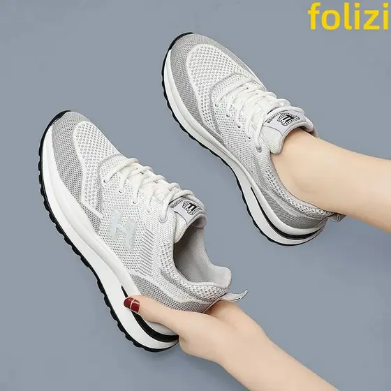 Almofada de ar tênis feminino primavera tênis de corrida viagem sapatos femininos 2025 novo estilo tênis malha respiráve