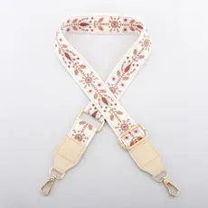 Mulheres mochila alças acessório alças cruz-corpo ajustável lona saco alças famoso estilo étnico saco alças de ombro pre