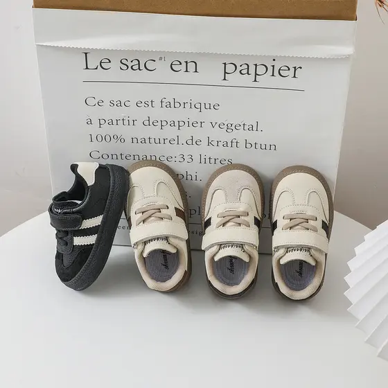 Primavera outono novo estilo bebê criança sapatos meninos meninas crianças sapatos de treinamento alemão tênis da crianç