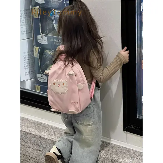 Britânico RileyTommy Girl Bonito Mochila Leve de Grande Capacidade Crianças Desenhos Animados Viagem Meninos Meninas Bol