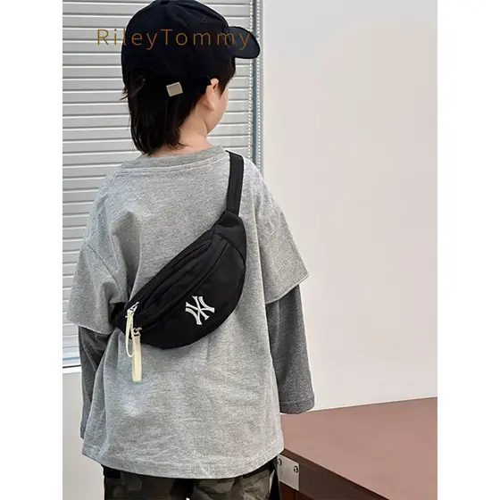 Britânico RileyTommy na moda pano de náilon saco do mensageiro das crianças meninos meninas pequena mochila Outing saco