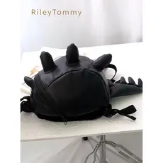 Mochila Anti-perda britânica RileyTommy, corda de tração, menino, dinossauro, pequena bolsa escolar, jardim de infância