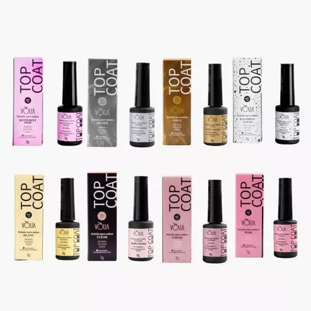 Top Coat Selante Vòlia 9g UV LED Para Unhas Em Gel Alongamento Nail Designer