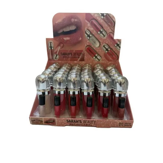 Box fechado C/36 uni Brilho Gloss Sarah's Beauty Grupo 05