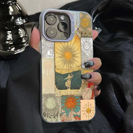 Capa De Telefone Deusa Do Sol Para iPhone 17 15 16 11 12 13 Pro Max 14 X XS XR 7 8 Plus Van Gogh Artev