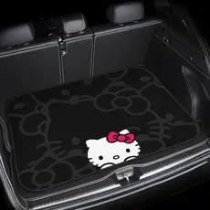 Tapete de porta-malas de carro Sanrio Hello Kitty - Tapete protetor de carga antiderrapante espessado, tapete lavável pa
