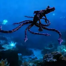 er Brinquedo Articulado Flexível Impresso Em 3D-sea Eater Deep Creature Colecionável , De Mesa Para Alívio Do Estresse &