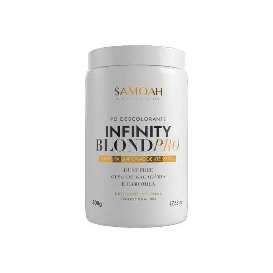 Pó Descolorante Infinity Blond Pró 500g Premium para Mechas e Luzes