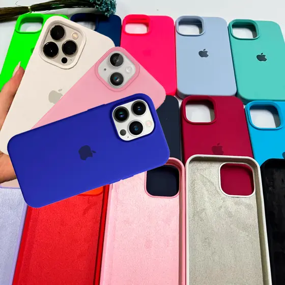Capinha Case iPhone 13/13Pro/13ProMax Silicone Aveludada Apple Capa Premium