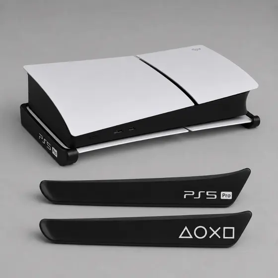 Suporte Horizontal Compatível Ps5 Pro Play5 Slim PRO Suporte Mesa Horizontal Console Gamer Playstation 5 PRO