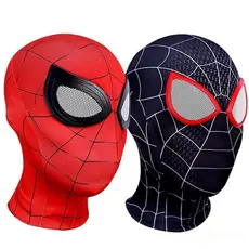 Máscara de Super-herói do Homem-Aranha: Através do Aranhaverso Miles Morales Peter Parker Cosplay UQNF 90EU