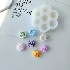 🔥 molde de silicone floral 3D 🔥 Molde para Sabonete Artesanal molde de silicone VENDA QUENTE Planta Carnuda E Vela De