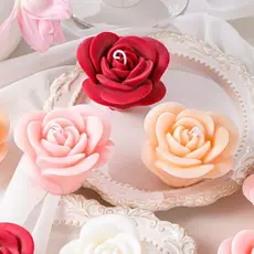🔥 molde de silicone 🔥 Presente DIY molde sabonete artesanal silicone molde de silicone floral 3D Novo 3D Rosa Molde