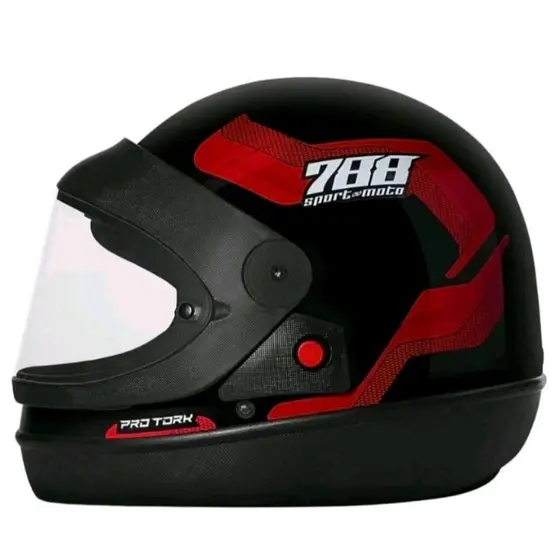 CAPACETE FECHADO PRO TORK SPORT MOTO 788