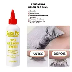 Kit Cola 30 Sec. Para Extensão de Cílios 30ml + Loção Removedor de Cola 60ml Salon Pro