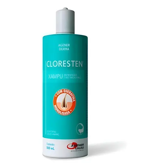 Shampoo Neutro Antibacteriano Cloresten Pet 500ml