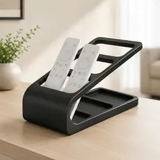 Porta Controle Remoto Triplo Organizador Moderno Minimalista para Sala Mesa e Quarto