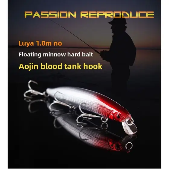Fabricante atacado isca 19g flutuante Minnow luminoso de água doce mar pesca mar robalo isca Artificial isca falsa