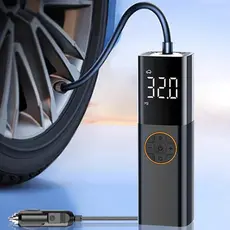 Bomba De Ar Elétrica Portátil Do Compressor Carro 12V Para O Pneu Da Bicicleta Motocicleta Digital