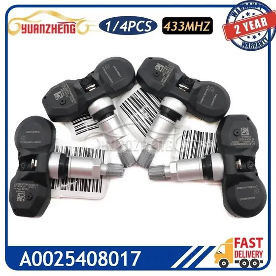 Sensor De Pressão Dos Pneus TPMS Do Carro A0025408017 Para Mercedes-Benz C250 E350 GLK350 ML-Class W164 CLS C219 GL X164
