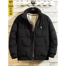 Jaqueta acolchoada grossa acolchoada jaqueta inverno 2024 novo estilo jaqueta acolchoada mais jaqueta masculina Playboy