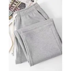 Outono inverno calças masculinas estilo cor sólida calças soltas calças esportivas novo estilo casuais ret