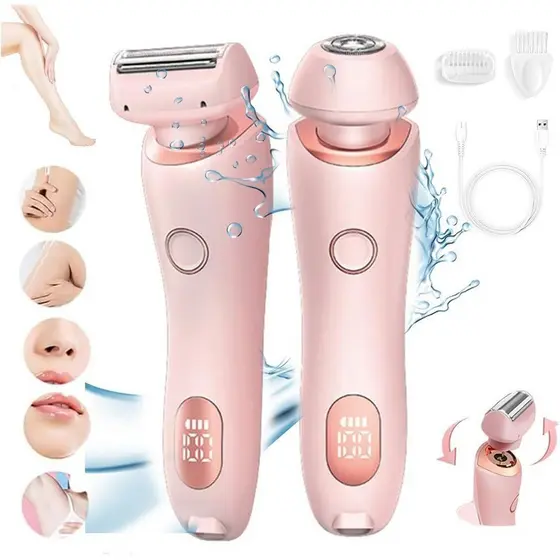 Silkglide Pro-2025 depilador escorregadio de seda, depilador elétrico dois em um dedicado para mulheres, depilado