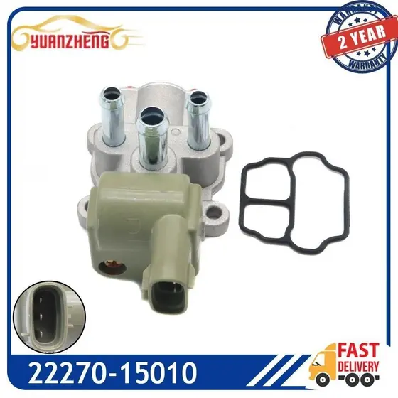 1 Peça Nova Válvula De Controle De Ar Ocioso IACV 22270-15010 Para Toyota Celica Corolla 1.6L 1.8L 1995-1998 2227015010