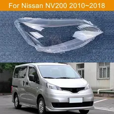 Caso De Automóvel Tampas Do Farol Para Nissan NV200 2010 ~ 2018 Frente Lente Capa Abajur Lâmpada Cabeça Luz Escudo Vidro