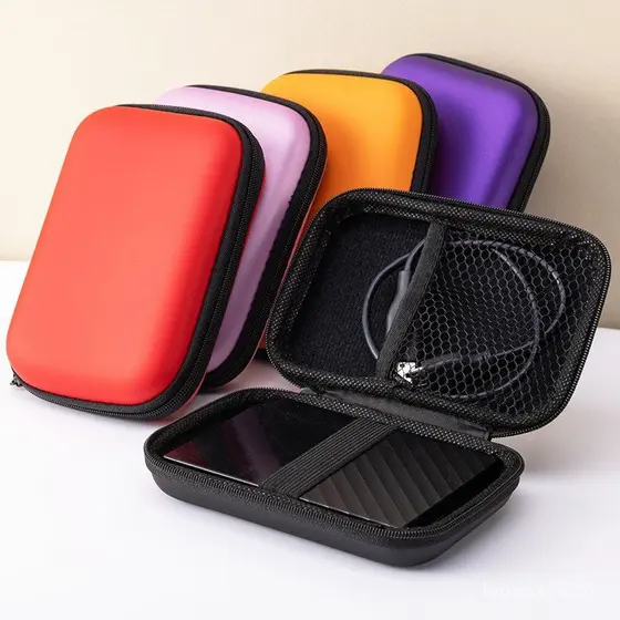 Estojo para disco rígido portátil de 2,5 polegadas, bolsa de armazenamento para CCD, bolsa de armazenamento para power b