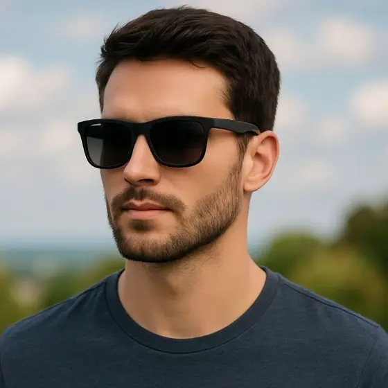 Óculos de Sol Estilo Justin Quadradinho Acetato Unissex PREMIUM