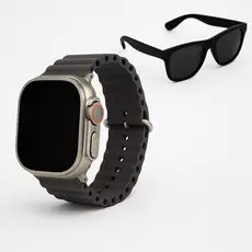 Relógio Digital LED + Óculos de Sol Premium Unissex Estilo Moderno