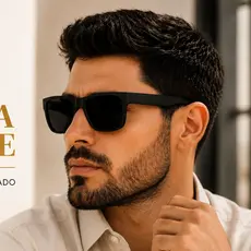 Óculos de Sol Estilo Justin Quadradinho Acetato UNISSEX Diversas Cores