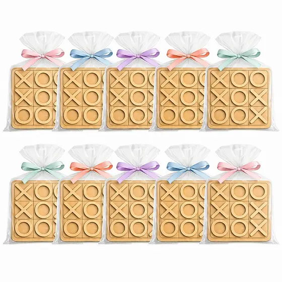 Kit 30 Jogos da Velha com Tabuleiro 10x10 em MDF 2,7 mm Presentes/Lembrancinhas/Jogos Educativos
