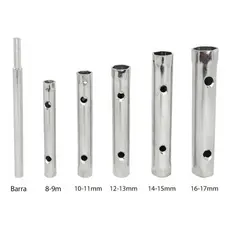 Chave De Vela Carro Moto 10em1 Soquete Duplo 8-17mm 6 Peças