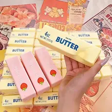 Squishy Butter Stick Lento Rising Fidget Toy Moist Squeeze Para Adultos Crianças Autismo