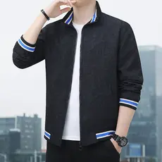 Nova jaqueta de primavera masculina respirável primavera jaqueta roupas processamento Casual jaqueta masculina macacão