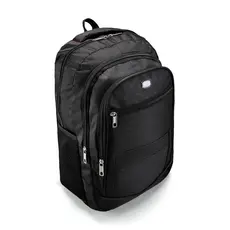 Mochila Para Notebook Preta Múltiplos Bolsos Para Trabalho Escola Viagem