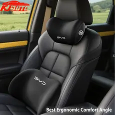 Almofada de Espuma de Memória BYD para Carro, Apoio de Cabeça e Proteção Lombar para Atto 3 Dolphin E6 Tang Seal M6 E5 S