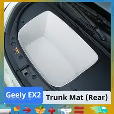Organizador De Caixa De Armazenamento De Console Central Inferior De Couro Adequado Para Geely EX2 EV , Bandeja De Forro