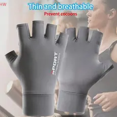 Luvas de Pesca com Proteção UV para Homens e Mulheres, Antiderrapantes, Frescas e Respiráveis para Primavera e Verão, Lu