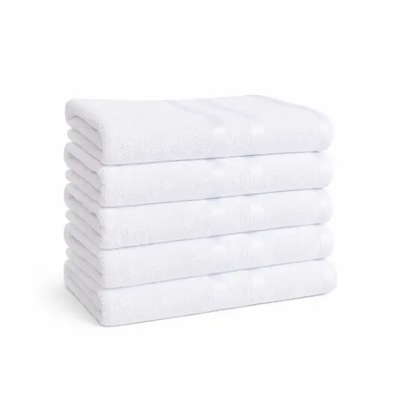Kit 5 Toalhas De Banho Hotel, Pousada, Hostel 100% Algodão - Linha Lyra - Majo Home