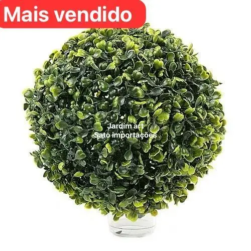 KIT 1/2/3 buchinho bola de grama artificial Pequeno  14cm buxinho