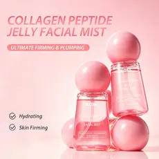 Névoa Facial De Gelatina De Peptídeo De Colágeno 50ml-Spray Refrescante Para Hidratação Profunda , Poros Lisos E Pele Ra