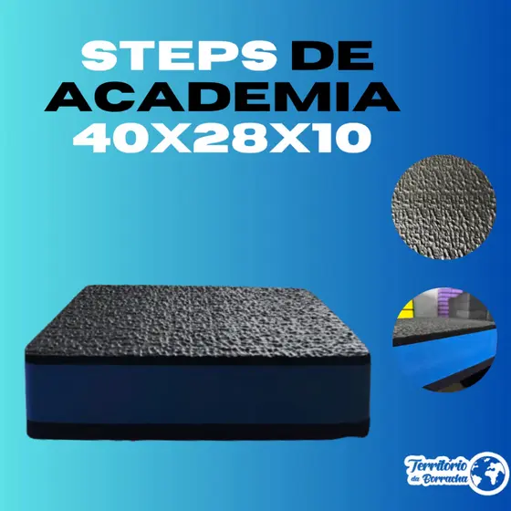 STEP DE ACADEMIA 40X28X10 EM EVA FITNESS ESPORTE