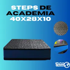 STEP DE ACADEMIA 40X28X10 EM EVA FITNESS ESPORTE