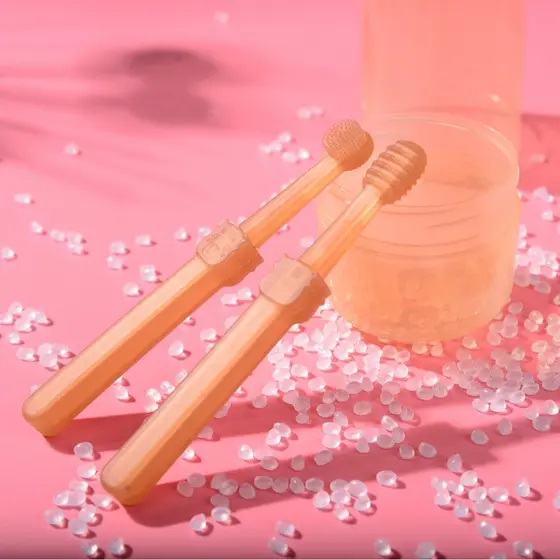 Escova De Dentes De Silicone Para Bebês , Limpador De Língua , Cuidados Bucais Infantis , 0-1 Ano , Macio E Seguro
