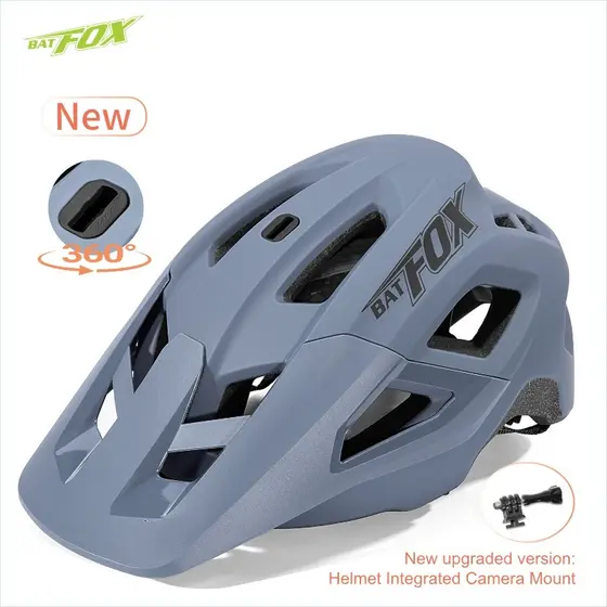 BATFOX Novamente Versão Atualizada Capacete de Bicicleta Adulto de Verão Capacete de Mountain Bike 17 Aberturas Base de