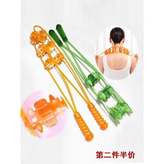 🔥 Rolo para Relaxamento Muscular 🔥 Massageador para Alívio do Estresse VENDA QUENTE Massageador Manual Portátil Puxar